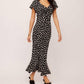 Fifteen Twenty - Emmeline Tie-front Bias Maxi Dress
