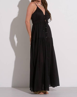 Elan - Front Tie Maxi Dress