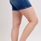 Judy Blue - 2 Button Mid Length Dad Shorts