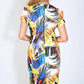 Frank Lyman - Printed Scuba Knit Dress