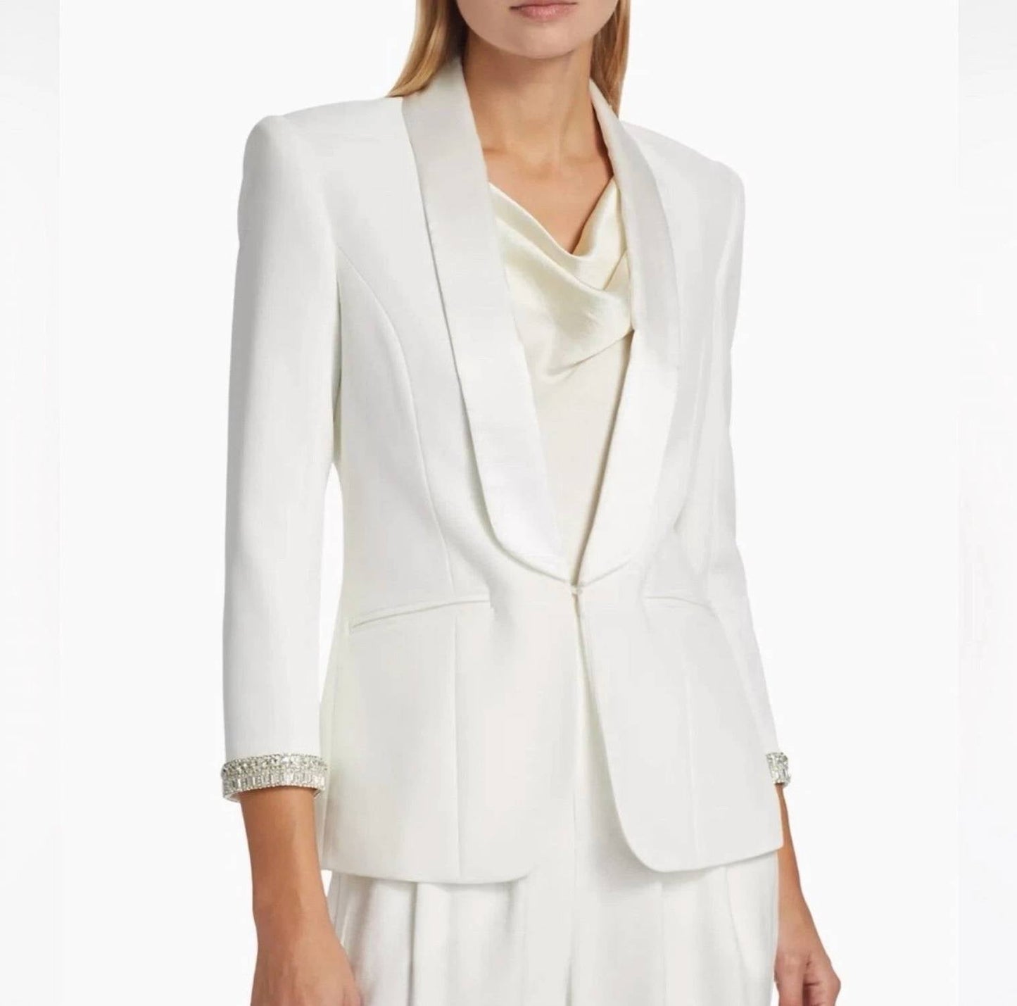 Generation Love - Argo Crystal Satin Combo Crepe Blazer