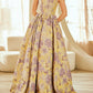 Amelia Couture - Strapless Flower Bow Detail Prom Gown