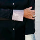 Frank Lyman - Woven Blouse with Rhinestones