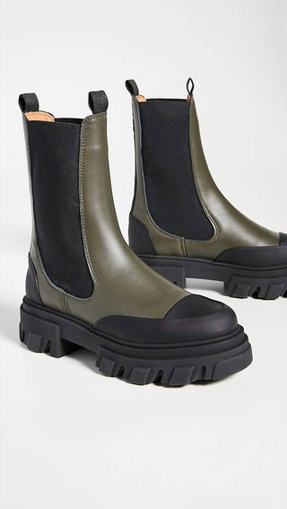 Ganni - Women's Mid Chelsea Boots