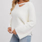 Bluivy - Callie Strappy Front Fuzzy Sweater