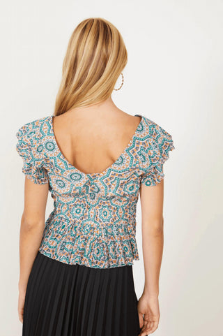 Caballero - Katy Deep V-neck Top