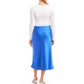 Fifteen Twenty - Mia Bias Satin Midi Skirt