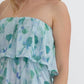 Entro - Floral Strapless Maxi Dress