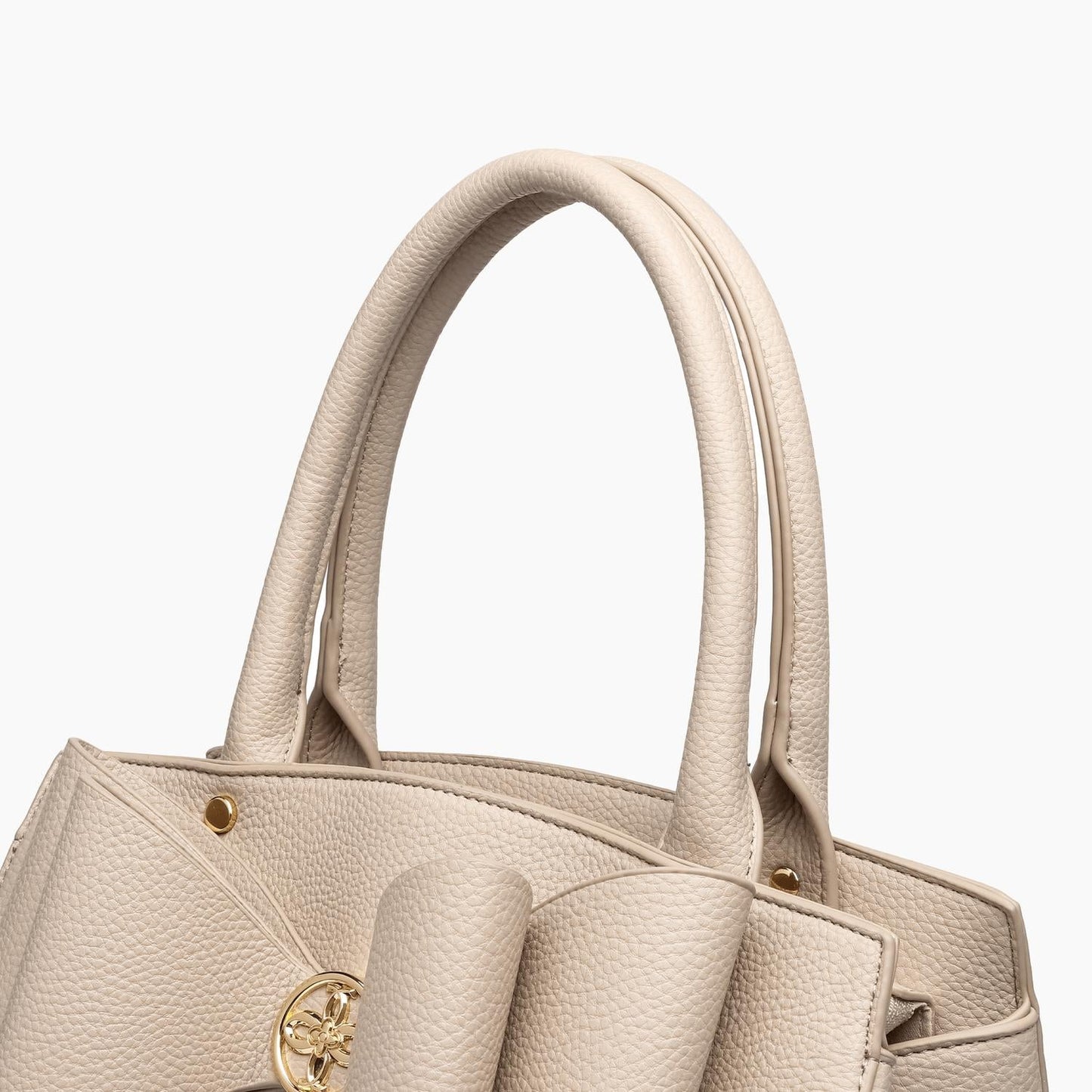 Like Dreams - Women's Poppy Bowtie Top Handle Satchel Bag