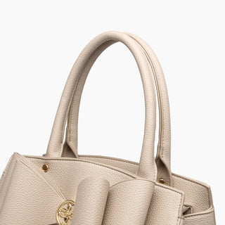 Like Dreams - Women's Poppy Bowtie Top Handle Satchel Bag
