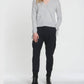 Label+Thread - LUXE TIE CUFF VEE SWEATER