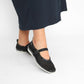 Bussola - Vanya Nero Knit Mesh Mary Jane