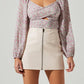 Astr - Plisse Print Blouse