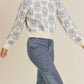 &Merci - Flower Pullover Sweater
