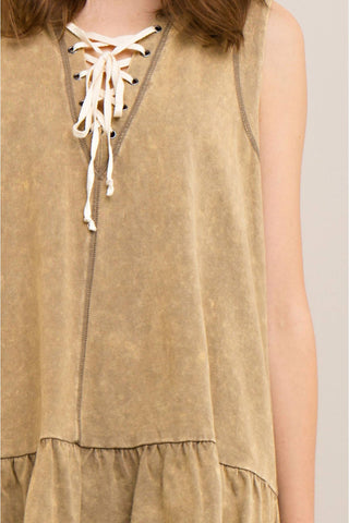 Entro - Washed Hooded Top