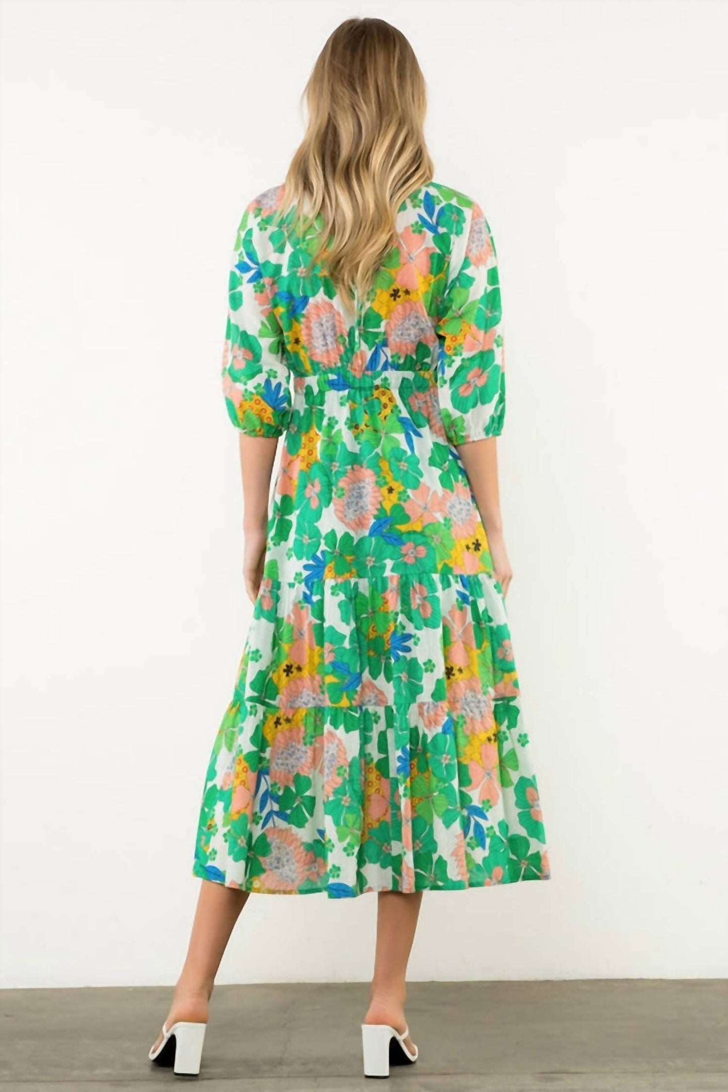 Thml - Twist Detail Floral Maxi Dress