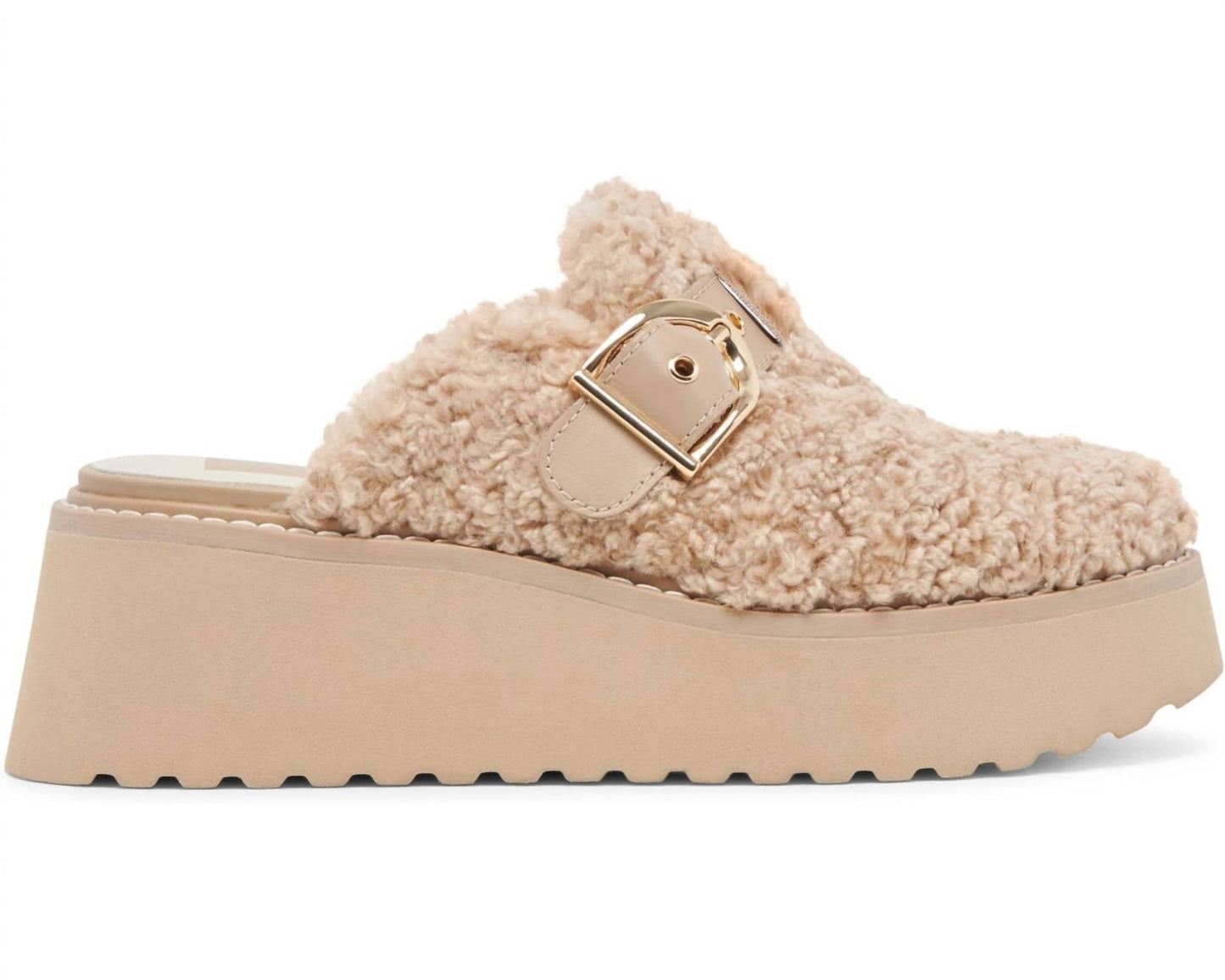 Dolce Vita - Women's Lelani Plush Platform Slip On Sandal