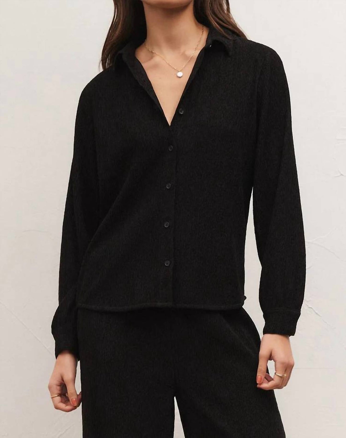 Z Supply - Lyrical Crinkle Knit Shirt