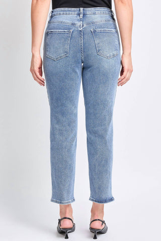 Ymi - Women's Vintage High Rise Slim Straight Jeans