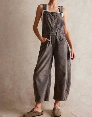 Free People - Good Luck Barrel Leg Overalls