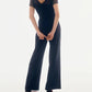 Joseph Ribkoff - Lace Top Belted Jumpsuit