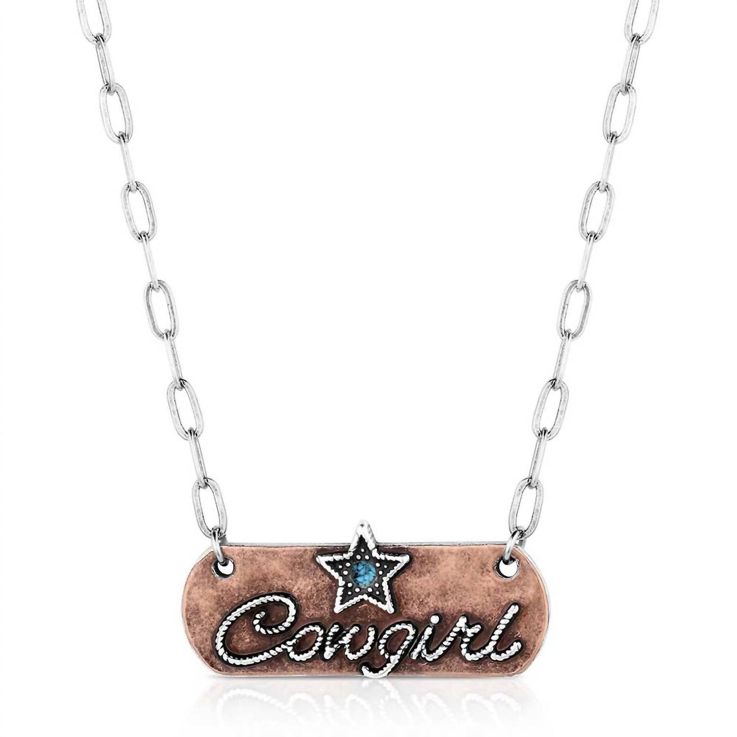 Montana Silversmiths - Rustic Cowgirl Bar Necklace