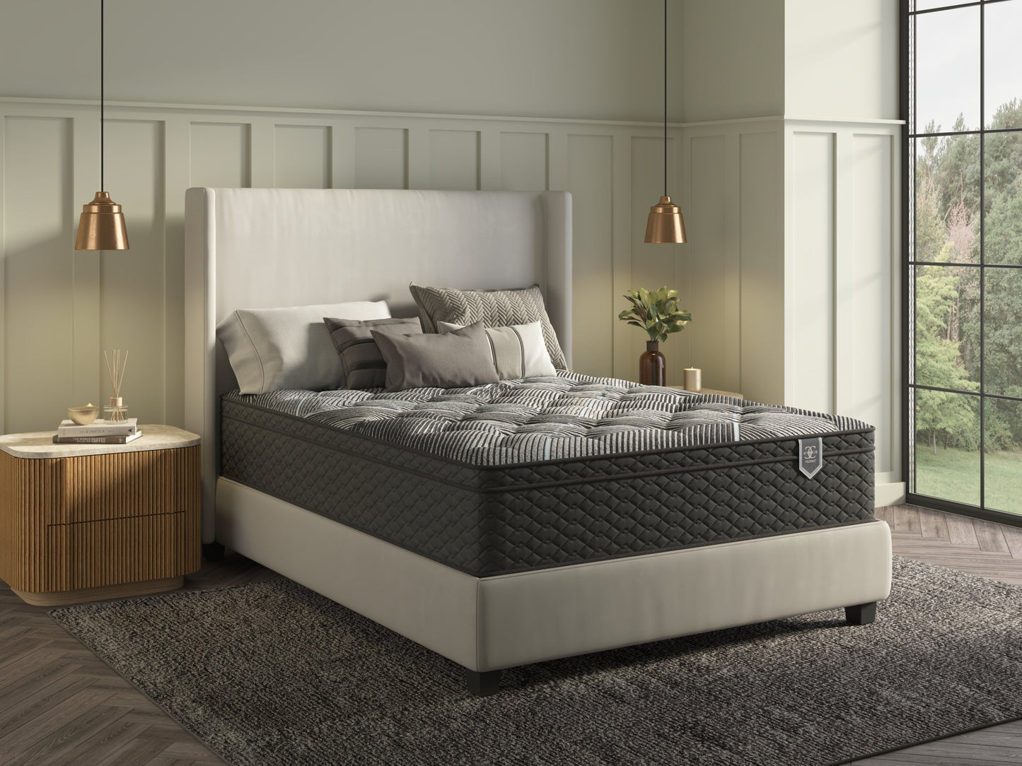 Restonic ComfortCare Hybrid Restful Nights Euro Top Plush Full Mattress