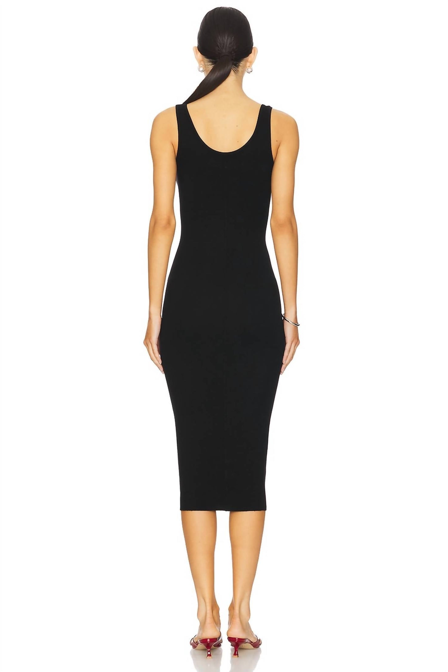 Enza Costa - Silk Knit Tank Midi Dress