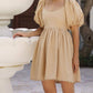 Bali Elf - Strawberry Fields Puff Sleeve Mini Dress