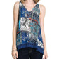 Umgee - Crochet Fringe High Low Tank