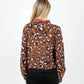 Aldo Martins - Olimpo Leopard Zip Sweater