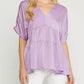 Entro - Double V Tiered Top - Plus