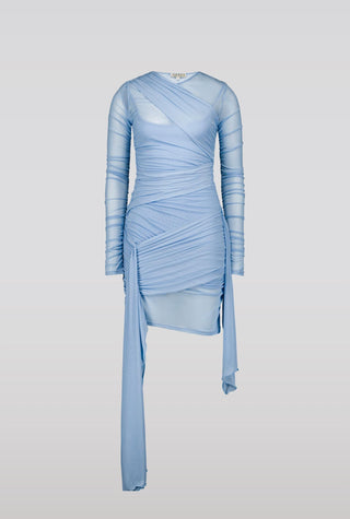 Saemdi - Draped Mesh Dress