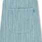 Purnell - Women's Striped Denim Overall Shorts