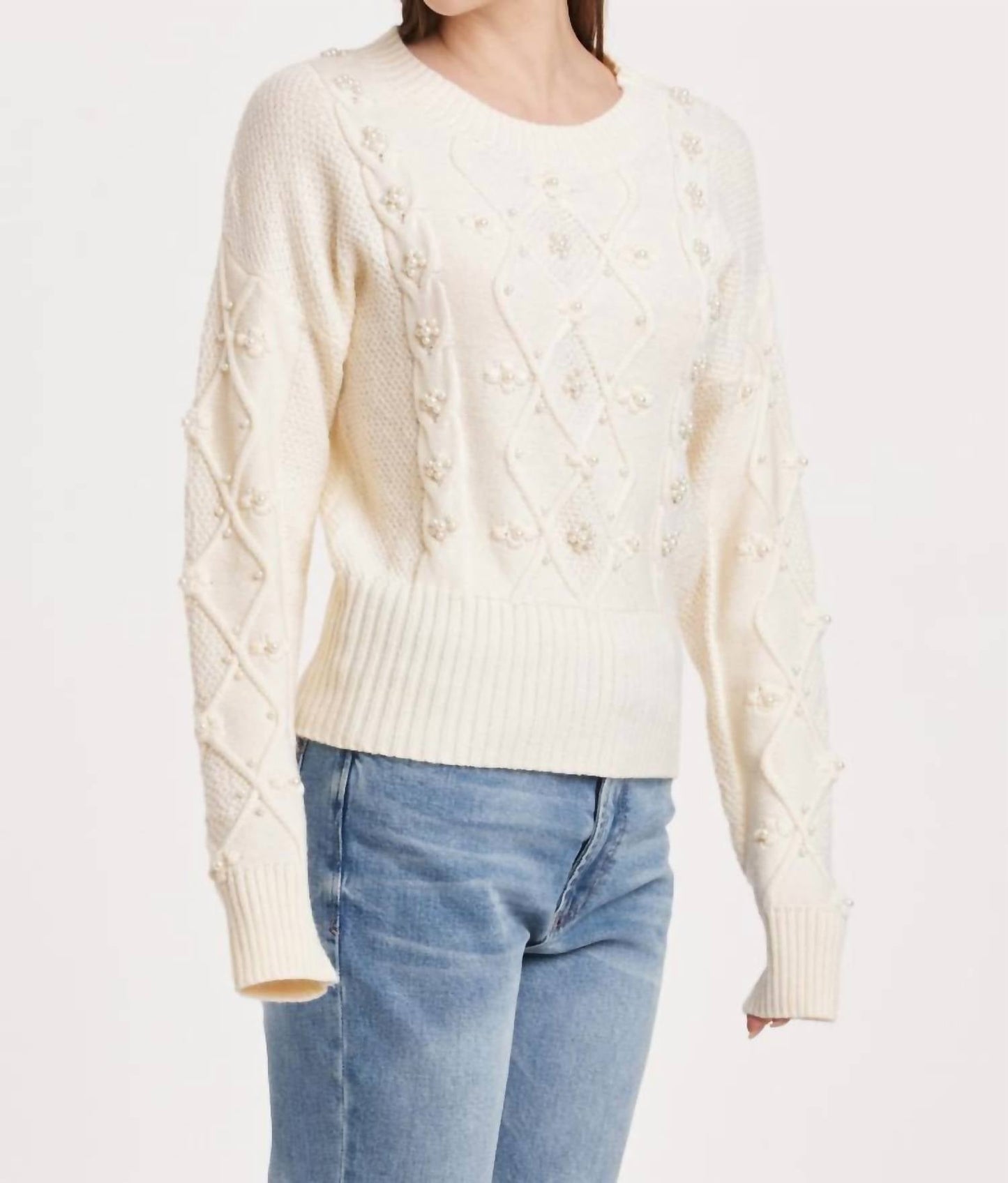 Another Love - Pearl Detail Sweater