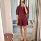 Steve Madden - Dayton V-neck Mini Dress