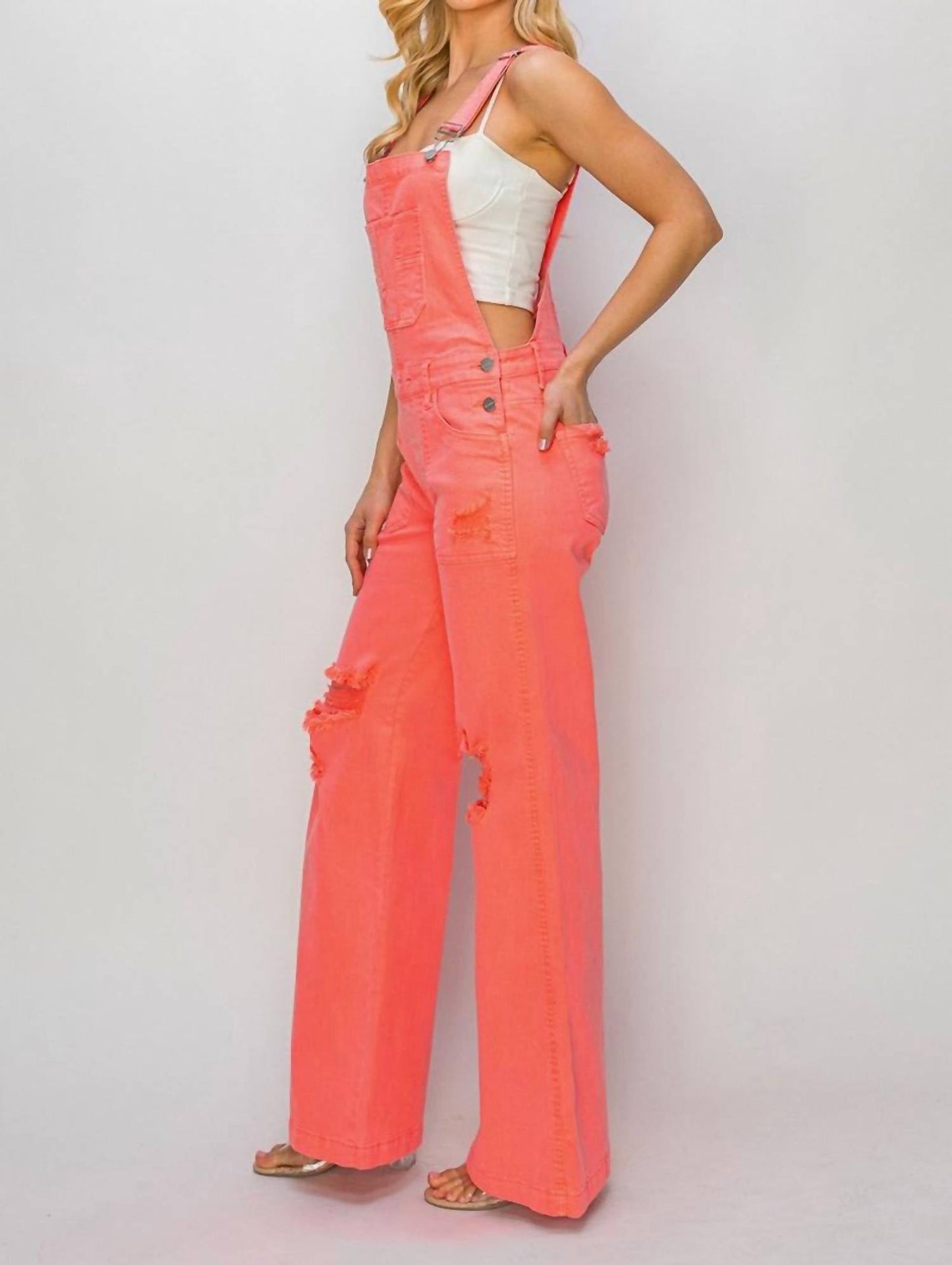Risen - Wide Leg Overalls