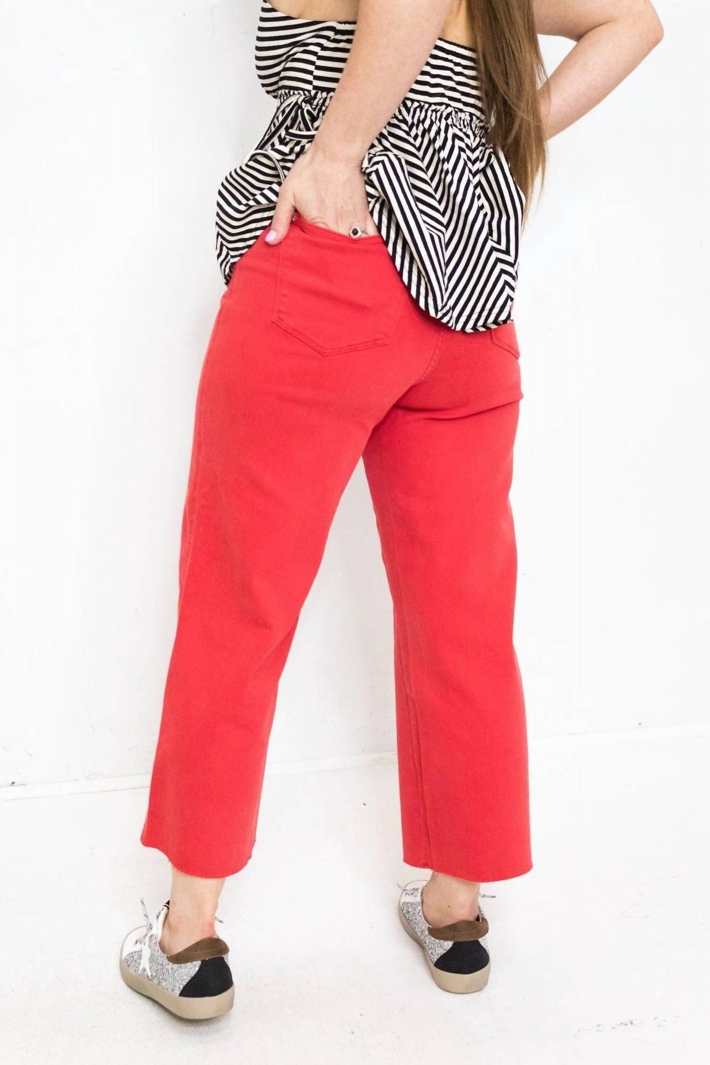 Judy Blue - Women's Wide Crop Pants