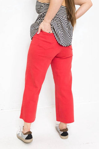 Judy Blue - Women's Wide Crop Pants