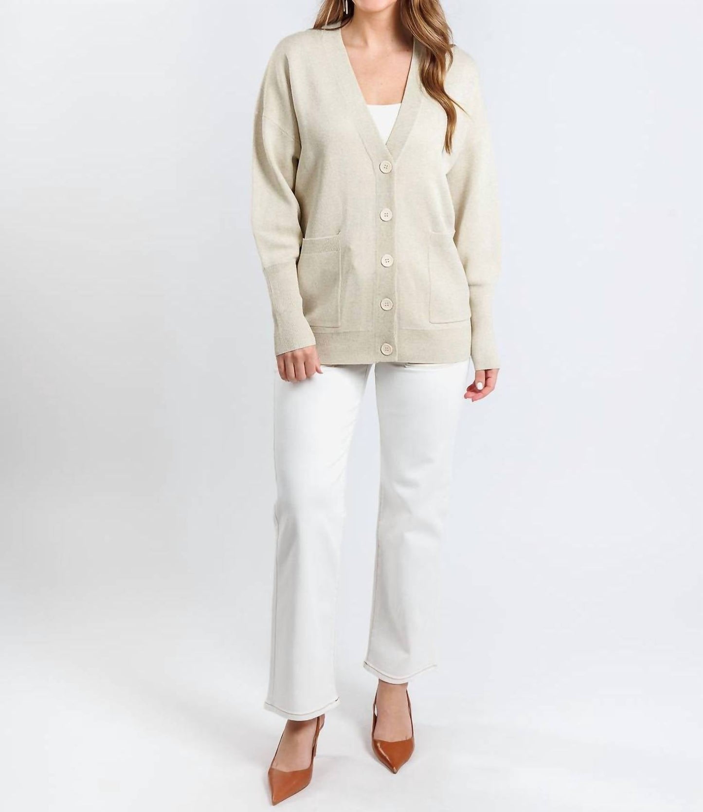 Lanhtropy - Aspen Lurex Cardigan