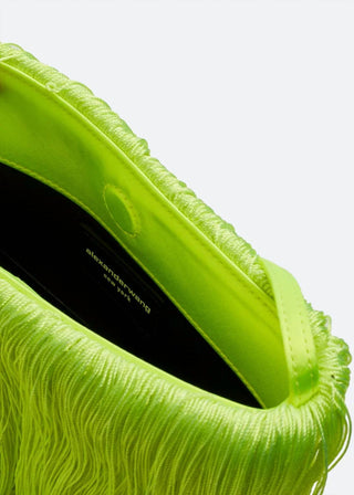 Alexander Wang - Women's Satin Crystal Fringe Shoulder Bag