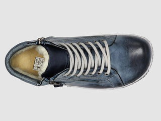 Kcr Group - Men's Original Thick-Wool Lined Zip-Up Leather Boots