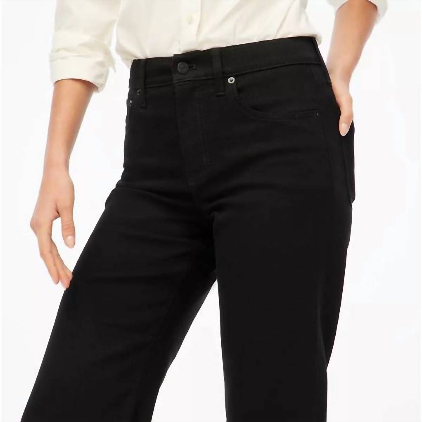 J.Crew - Wide-leg Crop Jean In All-day Stretch - Petite
