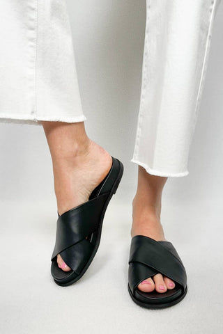 Eileen Fisher - Dibs Nappa Leather Wedge Sandal