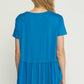 Entro - Short Sleeve Peplum Top