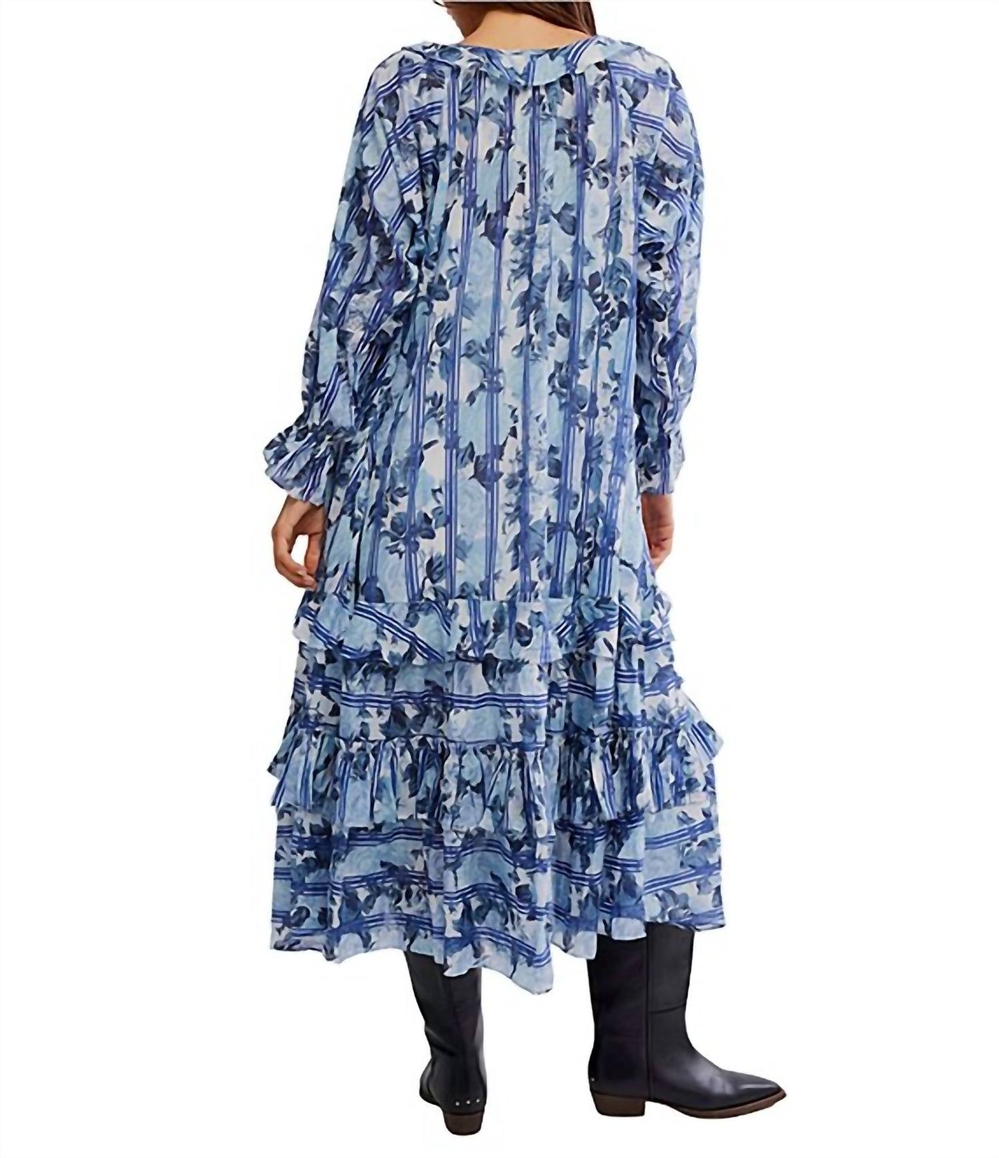 Free People - Garden Wonders Tiered Midi Dress