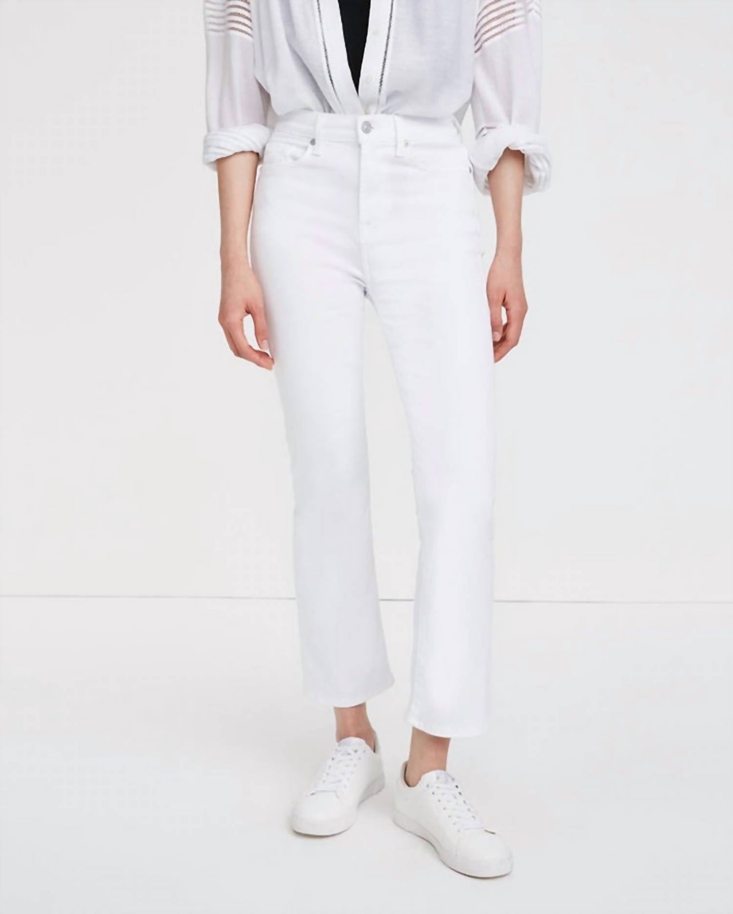 7 For All Mankind - Slim Illusion High Waist Slim Kick