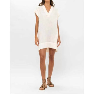 Oliphant - V-neck Roll Sleeve Mini