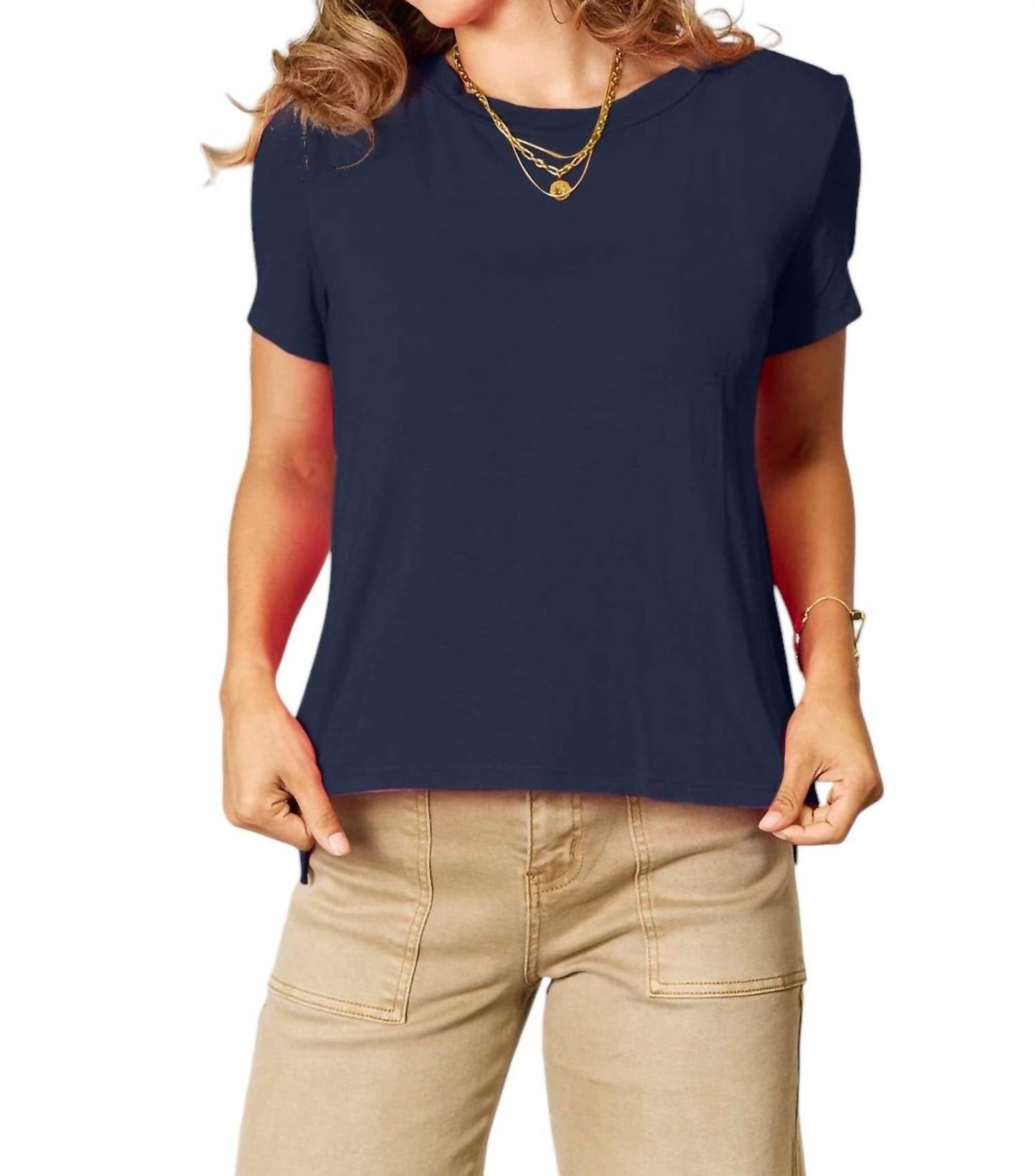 Basic Bae - Full Size Round Neck Short Sleeve T-Shirt
