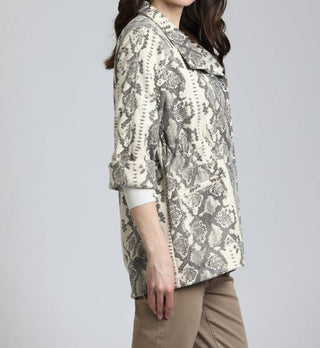 Apny - Python Vegan Leather Jacket